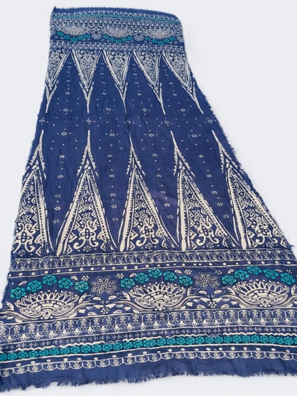 Hinge By Nordstrom Aztec Print Fringe Scarf